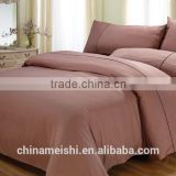 Hot-sell economical plain color microfiber bed sheets/cheap bedding set/bed cover sets