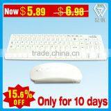 2.4Ghz Wireless Desktop Laptop Computer Keyboard Mouse Combos thumbnail-1