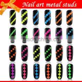 2016 Hotsale Loose Gold Silver Triangle Heart Star Metal Nail Art Rivet And Studs For Nails
