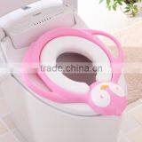 New Designing Penguin Modeling Portable Baby Toilet Seat,children Closet Seat Ring thumbnail-1