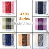 A103-G New Design Low Price Spring Colombia Acrylic Jacquard Scarf thumbnail-6