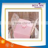 Wholesale High Quality Hot Sale Fashion Design Custom Pink Ribbon Wedding Box thumbnail-3