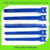 Hook Loop Nylon Cable Straps Reusable Wire Strap Ties Blue thumbnail-2