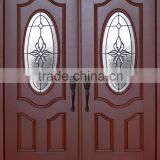 2016fiberglass Door Design Wooden Door Double Leaf Door