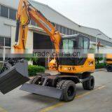 6ton Mini Earth Movers Excavator Manual Trencher Machine