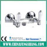 40502 Double Ceramic Handle Bathroom Faucet thumbnail-1