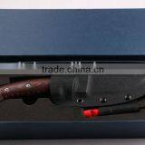 OEM Wood Outdoor Multi Military Knife With Fire Starter and Whistle thumbnail-3