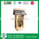 clear plastic bird feeder feeding station