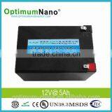 UN 38.3 12v 15ah lifepo4 battery for integrated light