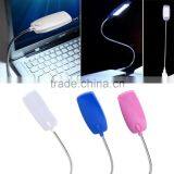 1pcs White Bright 28 LED USB Mini Light Flexible Computer Lamp Laptop PC Desk Reading Pink New Arrvial thumbnail-3