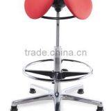 High Quality Laboratory ESD Chair With Adjustable Height, PU Saddlestool thumbnail-4