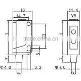Q31 Cable Series Background Suppression Photoelectric Sensor thumbnail-2