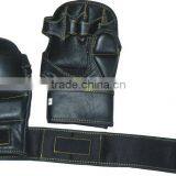 HIGH QUALITY LEATHER MMA TRAINNING GLOVES