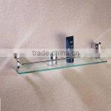 Hotel Bathroom Saccessories-Single Glass Bathroom Corner Shelf