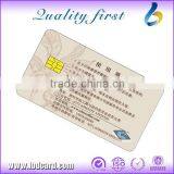 LBD PVC Blank Card Contact Smart IC Card 86x54mm Chip SLE5542