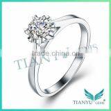 Design Ring for Jewelry Super White Moissanite Diamond Wedding Ring for Women thumbnail-3