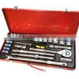 26PCS 1/2" Dr. Socket Set,mechanical Socket Set Hand Tools thumbnail-1