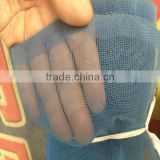 blue plastic woven mosquito net / insect screen