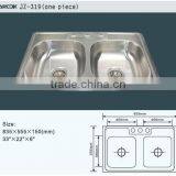Stainless Steel Double Bowl Sink(JZ-319) thumbnail-1
