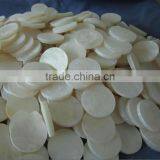 BTN010-round Flat White Mother Ofpearl Shell Button Blanks