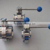 ISO Certified Factory Direct Sale Stainless Steel Sanitary Butterfly Valves thumbnail-3