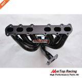 MERTOP RACE 3mm Tube Thick Black Coated Top Mount T3 Turbo Manifold For Toyota Supra 1JZGTE 1JZ JZA70 MK3 1989-1993 thumbnail-4