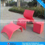 Внешняя мебель для расслабления из полиэстерного плетеного винограда для зоны бассейна (2051LC) thumbnail-2