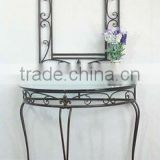 2011 New metal wall mirror frame with table