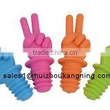 Peace Fingers Silicone Bottle Stoppers thumbnail-2