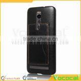 Lichee Pattern Stand Case for 5.5 Inch ASUS Zenfone 2 ZE551ML Black thumbnail-1