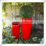 Fiberglass Indoor DecorationTall Flower Pot Planter thumbnail-1