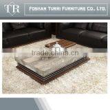 Modern Marble/travertine Top Living Room Coffee Table With Hardware thumbnail-1