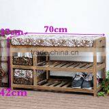 Vintage Wooden Shoe Rack for Sale thumbnail-1