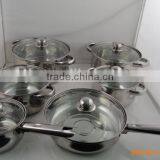 High Quality 15pcs Stainless Steel Cookware Set thumbnail-4