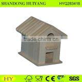 Natural Unfinished Wooden Bird Feeder Wholesale thumbnail-1
