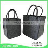 Customized 2pcs Cheap Handle Foldable Felt Shopping Bag thumbnail-2