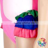 Honorable White Swan Printed Girls Bodysuit Summer Ruffles Kids Girls Swimwear thumbnail-4