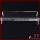 Large Clear Acrylic Monitor PC TV Display Stand Riser Shelf 12mm Thick thumbnail-4