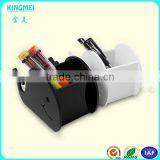 Funny Design Basketball Hoop Round Tube Acrylic Pen Holder Box thumbnail-6