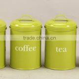 storage canister for biscuit sugar coffee tea