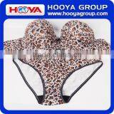 5% Spandex And 95% Polyester Sexy Fancy Bra Panty Set thumbnail-1