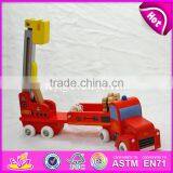 2017 New Design Wooden Engineering Car Toys for 5 Year Old Boys W04A288 thumbnail-4