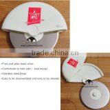 10 CM Customized Logo Print Stainless Steel Pizza Cutter thumbnail-1