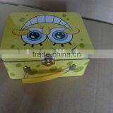 Metal Lunch Box With Handle in Sponge Bob Printing, Unvieral Lunch Box thumbnail-1