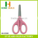 Factory price HB-S5066 Safety rubber handle blunt tip scissors