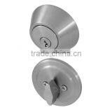 Stain Nickel Keyed Alike Entrance Tubular Lever Handle Door Lock, Stainless Steel Single Cylinder Deadbolt thumbnail-3