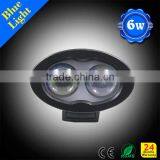 Toptree 9-110V Oval Forklift Warning Light 6w LED Forklift Safety Light Blue Forklift Safety Lights thumbnail-1