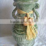Bigger Antique Clay Vase /ceramic Vase/flower Vase thumbnail-1
