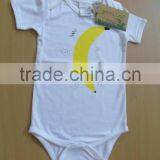 BABY BODY SUIT_100% Organic Cotton Comfortable Baby Body Suit and Organic Printed Long Sleeve and Short Sleeve Baby Body Suits thumbnail-1