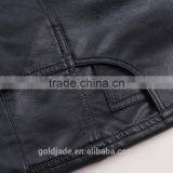 Latest Design High Wasit Sexy Lady Leather Pencil Skirt thumbnail-4